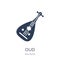 Oud icon. Trendy flat vector Oud icon on white background from R