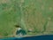 Oueme, Benin. High-res satellite. No legend