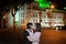 Ð¡ouple kissing in a street