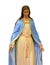 Our Blessed Mother Mary statue isolated