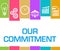 Our Commitment Colorful Stripes Symbols