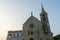 Our lady of Penha chapel and sunset sky landmark of macau in china