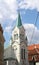 Our Lady of Sorrows Church in the old center of Riga, Latvia. Roman Catholic church