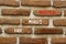 Our minds matter ourmindsmatter symbol. Concept words Our minds matter on beautiful brown brick. Beautiful red brown brickwall