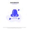 Our Services Air, Breathe, Health, Nose, Pollution Solid Glyph Icon Web card Template