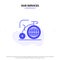 Our Services Big, Bike, Dream, Inspiration Solid Glyph Icon Web card Template