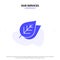 Our Services Ecology, Leaf, Nature, Spring Solid Glyph Icon Web card Template