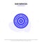 Our Services Flower, Spring, Circle, Sunflower Solid Glyph Icon Web card Template