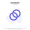 Our Services Ring, Wedding, Couple, Engagement Solid Glyph Icon Web card Template