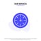 Our Services Watch, Timer, Clock, Global Solid Glyph Icon Web card Template