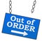Out Of Order Signboard