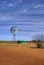 Outback Australia with windmill and tank