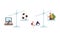 Outbalanced Scales with Different Things of Value Comparison Vector Set.