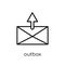 Outbox icon from Communication collection.