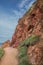 An outcrop of laterite in Northern Ireland near the Giantâ€™s Causeway