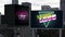 Outdoor advertisement billboard mockup display