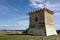 Outdoor architecture of an ancient Venetian tower in Cyprus
