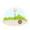 outdoor basketball court pictures