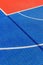 Outdoor basketball court plastic flooring tile detail