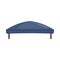 Outdoor blue tent icon, flat style