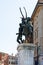 Outdoor bronze sculpture on Ponte della Vittoria