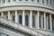 Outdoor closeup view of US Capitol