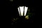 Outdoor design glowing lamp