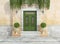 Outdoor entrance of a country house