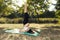 Outdoor Exercise Yoga Pose Pregnancy