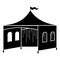 Outdoor festive tent icon, simple style