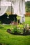 Outdoor gazebo canopy tent lounge set relax zone in my swedish garden