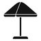 Outdoor home parasol icon simple vector. Yard furniture