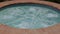 Outdoor Hot Tub Water Bubbling