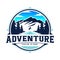 Outdoor Landscape Adventure Logo vecktor