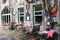 Outdoor little restaurant in Durbuy, Belgium