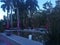 Outdoor Patio at Sunset in Tropical Florida