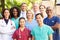 Outdoor Portrait Of Medical Team