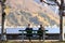 Outdoor recreation in the Salzkammergut during the lockdown in Austria Europe