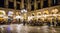 Outdoor restaurants, Placa Reial, Barcelona, Spain