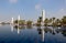 Outdoor speaker pillar of Sheikh Zayed Grand Mosque