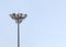 Outdoor stadium floodlight pole