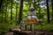 outdoor still for distilling schnapps at a picnic