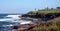 Outdoor swimming pool and golf course at Malabar beach