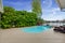 Outdoor Swimming Pool In Ground Concrete Back Yard Installation American Home Improvement Landscape