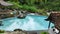Outdoor swimming pool on the slopes of Muria, Rahtawu, Kudus
