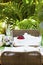 Outdoor table setting