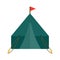 Outdoor tent vector illustration nature leisure travel activity camping camp adventure tourism hiking vacation forest