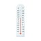 Outdoor thermometer for measuring air temperature, vector illustration isolated.