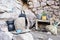 Outdoor traditional Berber kitchen in Morroco, Africa