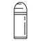 Outdoor vacuum insulated bottle icon, outline style
